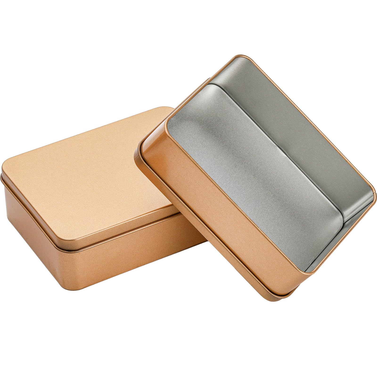 Amazon.com: Peohud 16 Pack Rectangular Tin Boxes with Lids, Empty